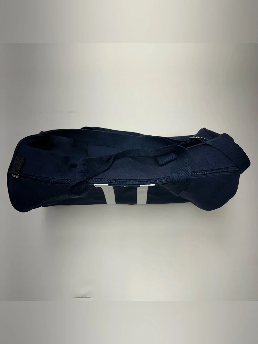 RALPH LAUREN Polo Navy Blue duffle Carry On Gym Bag Travel Weekender Bag